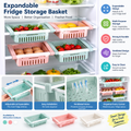 Expandable Fridge Storage Basket